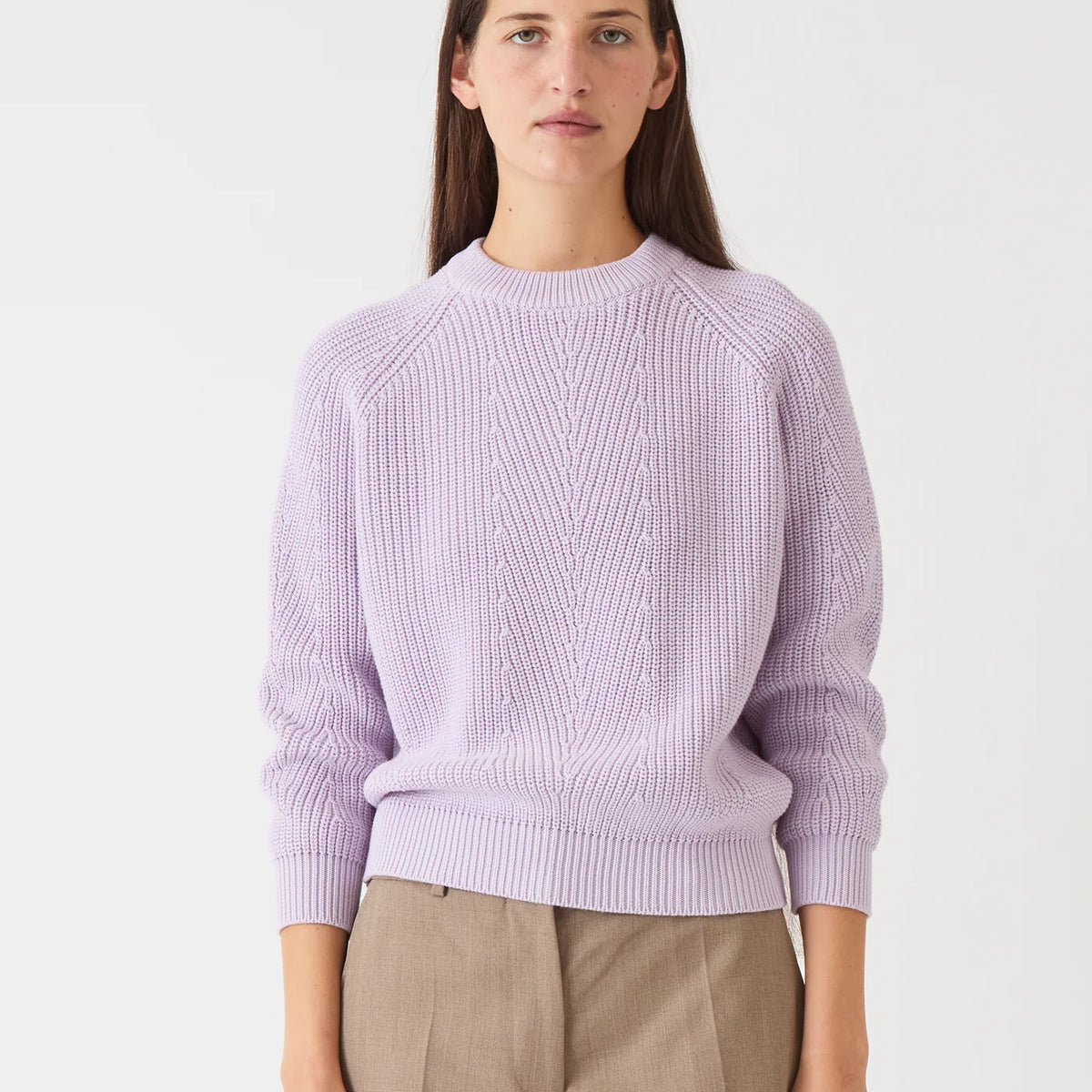 【2024年】高評価レビューアイテム特集 Cotton Organic Chelsea Sweater Nette – Lilac in ベビー用寝具・ベッド