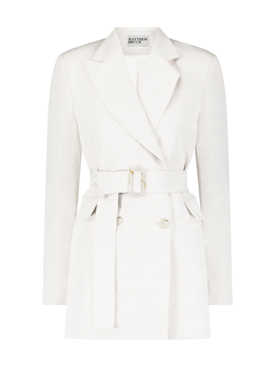 Oversized white blazer dress clearance
